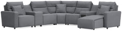 Diamond Furniture - Ashley Furniture - Modmax II 7-Piece Power Reclining Sectional with Chaise and Audio System - 7-Piece Power Reclining Sectional with Chaise and Audio System - 65906S45