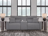 Diamond Furniture - Ashley Furniture - Modmax II 3-Piece Power Reclining Sectional with Console - 3-Piece Power Reclining Sectional with Console - 65906S3