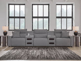 Diamond Furniture - Ashley Furniture - Modmax II 5-Piece Power Reclining Sectional with Audio Consoles - 5-Piece Power Reclining Sectional with Audio Consoles - 65906S13