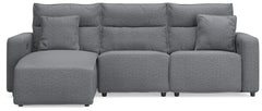 Diamond Furniture - Ashley Furniture - Modmax II 3-Piece Reclining Sofa Chaise - 3-Piece Reclining Sofa Chaise - 65906S23