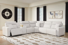 Diamond Furniture - Ashley Furniture - Modmax II 6-Piece Power Reclining Sectional with Console - 6-Piece Power Reclining Sectional with Console - 65907S10