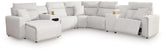 Diamond Furniture - Ashley Furniture - Modmax II 7-Piece Power Reclining Sectional with Chaise and Audio Console - 7-Piece Power Reclining Sectional with Chaise and Audio Console - 65907S43