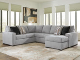 Diamond Furniture - Ashley Furniture - Lakepoint 2-Piece Sectional with Chaise - LAF 2-Piece Sectional with Chaise - 66804S2
