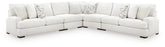 Diamond Furniture - Ashley Furniture - Misty-Lakes 5-Piece Sectional - RAF 5-Piece Sectional - PC66906S6