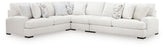 Diamond Furniture - Ashley Furniture - Misty-Lakes 4-Piece Sectional - RAF 4-Piece Sectional - PC66906S5