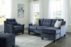 Diamond Furniture - Ashley Furniture - Amity Bay Sofa Chaise, Chair, and Ottoman - Sofa Chaise, Chair, and Ottoman - 67206U2