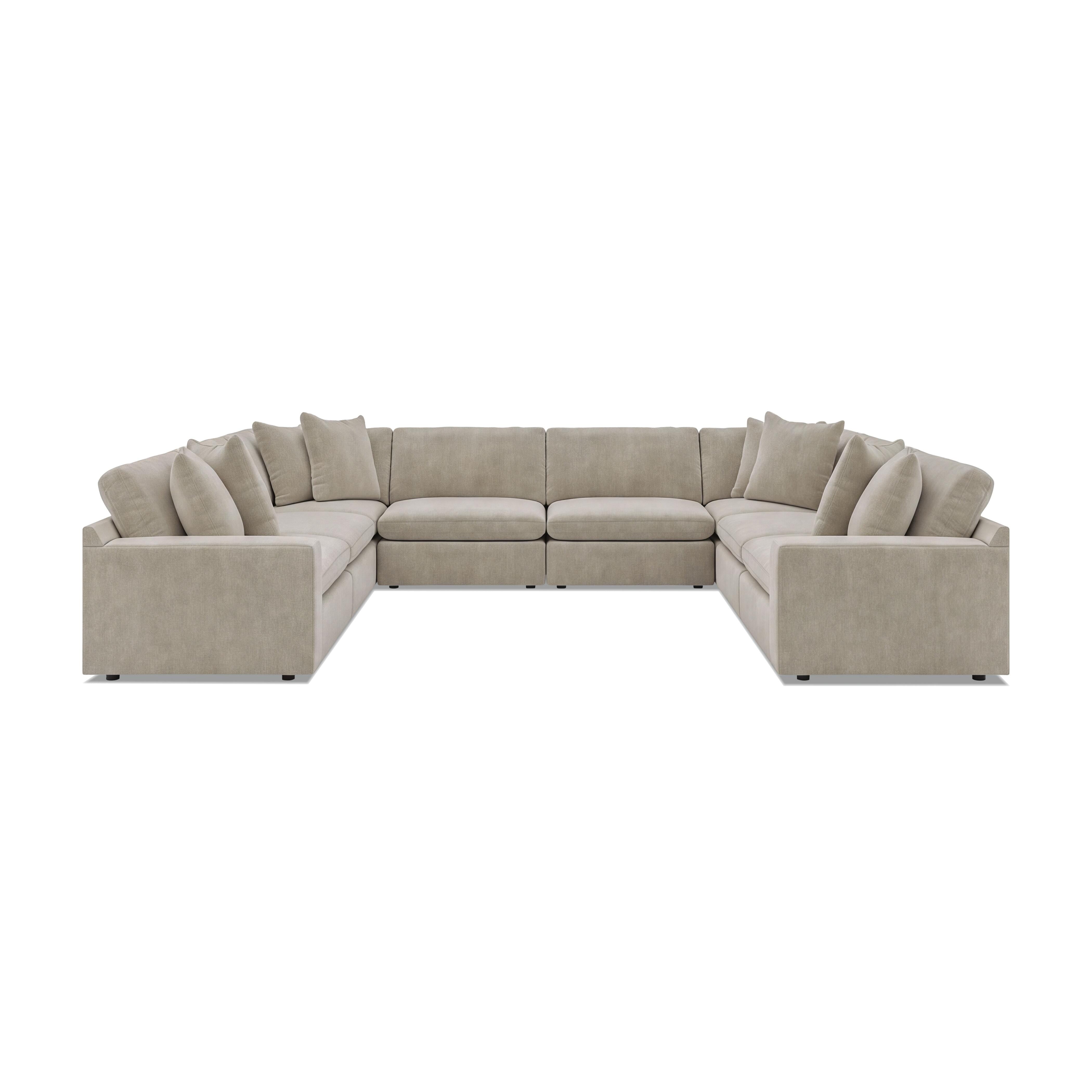 Diamond Furniture - Ashley Furniture - Maxton Heights 8-Piece Sectional - RAF 8-Piece Sectional - 67808S5