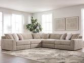 Diamond Furniture - Ashley Furniture - Nexora-Court 5-Piece Sectional - RAF 5-Piece Sectional - PC68008S17
