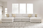 Diamond Furniture - Ashley Furniture - Kestrie 4-Piece Double Chaise Sectional - 4-Piece Double Chaise Sectional - PC68706S9