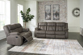 Diamond Furniture - Ashley Furniture - First Base Reclining Sofa and Loveseat - Reclining Sofa and Loveseat - 68804U1