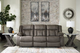 Diamond Furniture - Ashley Furniture - First Base Reclining Sofa - Reclining Sofa - 6880488