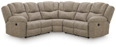 Diamond Furniture - Ashley Furniture - Pearce-Pike 3-Piece Reclining Sectional - 3-Piece Reclining Sectional - PC69205S4