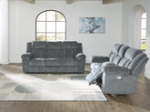 Diamond Furniture - Ashley Furniture - Tip-Off Power Reclining Sofa and Loveseat - Power Reclining Sofa and Loveseat - 69304U1