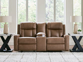 Diamond Furniture - Ashley Furniture - Mackmenville Reclining Loveseat with Console - DBL Rec Loveseat w/Console - 7471494