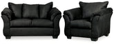Diamond Furniture - Ashley Furniture - Darcy Loveseat and Chair - Loveseat and Chair - 75008U14
