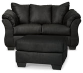 Diamond Furniture - Ashley Furniture - Darcy Loveseat and Ottoman - Loveseat and Ottoman - 75008U6