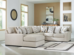 Diamond Furniture - Ashley Furniture - Laurelgrove 4-Piece Sectional with Chaise - RAF 4-Piece Sectional with Chaise - 75105S1
