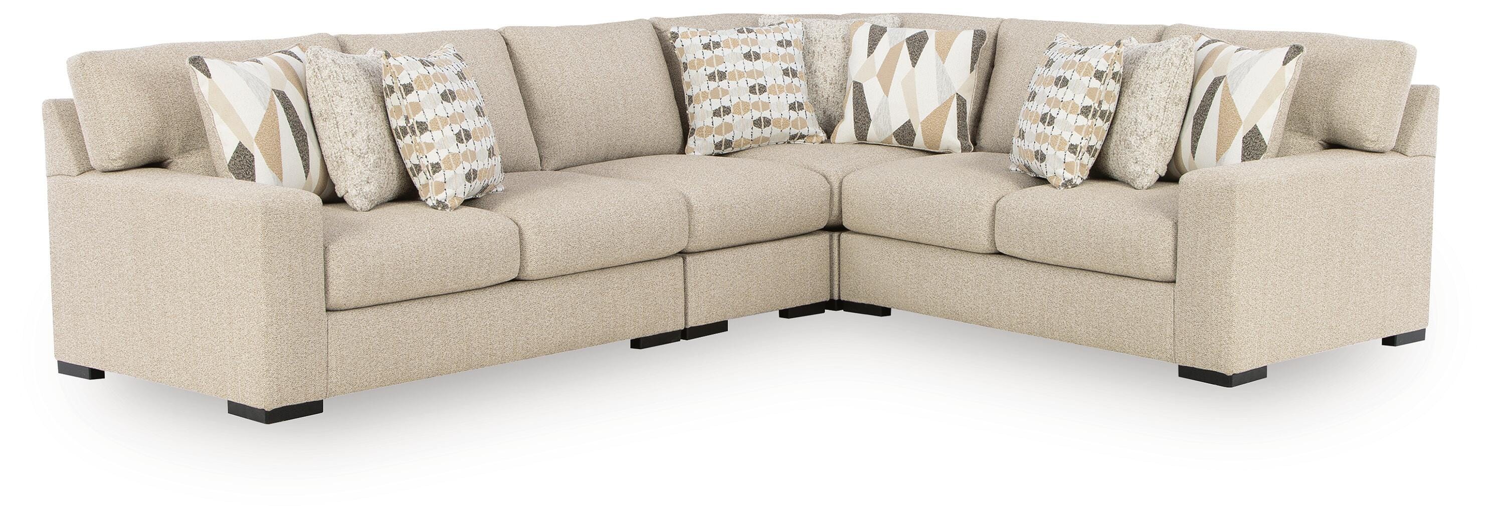 Diamond Furniture - Ashley Furniture - Laurelgrove 4-Piece Sectional - RAF 4-Piece Sectional - 75105S9