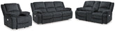 Diamond Furniture - Ashley Furniture - Draycoll Power Reclining Sofa, Loveseat and Recliner - Power Reclining Sofa, Loveseat and Recliner - 76504U5