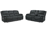 Diamond Furniture - Ashley Furniture - Draycoll Power Reclining Sofa and Loveseat - Power Reclining Sofa and Loveseat - 76504U2