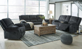 Diamond Furniture - Ashley Furniture - Draycoll Reclining Sofa, Loveseat and Recliner - Reclining Sofa, Loveseat and Recliner - 76504U4