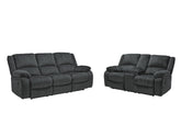 Diamond Furniture - Ashley Furniture - Draycoll Reclining Sofa and Loveseat - Reclining Sofa and Loveseat - 76504U1