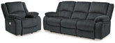 Diamond Furniture - Ashley Furniture - Draycoll Reclining Sofa and Power Recliner - Reclining Sofa and Power Recliner - 76504U9