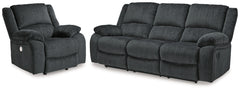 Diamond Furniture - Ashley Furniture - Draycoll Reclining Sofa and Power Recliner - Reclining Sofa and Power Recliner - 76504U9