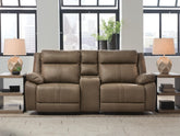 Diamond Furniture - Ashley Furniture - Max-Momentum 3-Piece Power Reclining Sectional Loveseat with Audio Console - 3-Piece Power Reclining Sectional Loveseat with Audio Console - PC82305S2