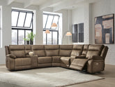 Diamond Furniture - Ashley Furniture - Max-Momentum 7-Piece Power Reclining Sectional with Audio Consoles - 7-Piece Power Reclining Sectional with Audio Consoles - PC82305S7