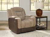 Diamond Furniture - Ashley Furniture - Mixed Motion Power Recliner - PWR Recliner/ADJ Headrest - PC8350413