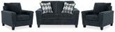 Diamond Furniture - Ashley Furniture - Abinger Loveseat and 2 Chairs - Loveseat and 2 Chairs - 83905U5
