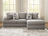 Diamond Furniture - Ashley Furniture - Lindon 2-Piece Sectional with Chaise - 2-Piece Sectional with Chaise - 84704S2