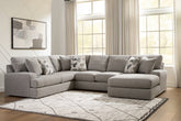 Diamond Furniture - Ashley Furniture - Lindon 3-Piece Sectional with Chaise - 3-Piece Sectional with Chaise - 84704S4