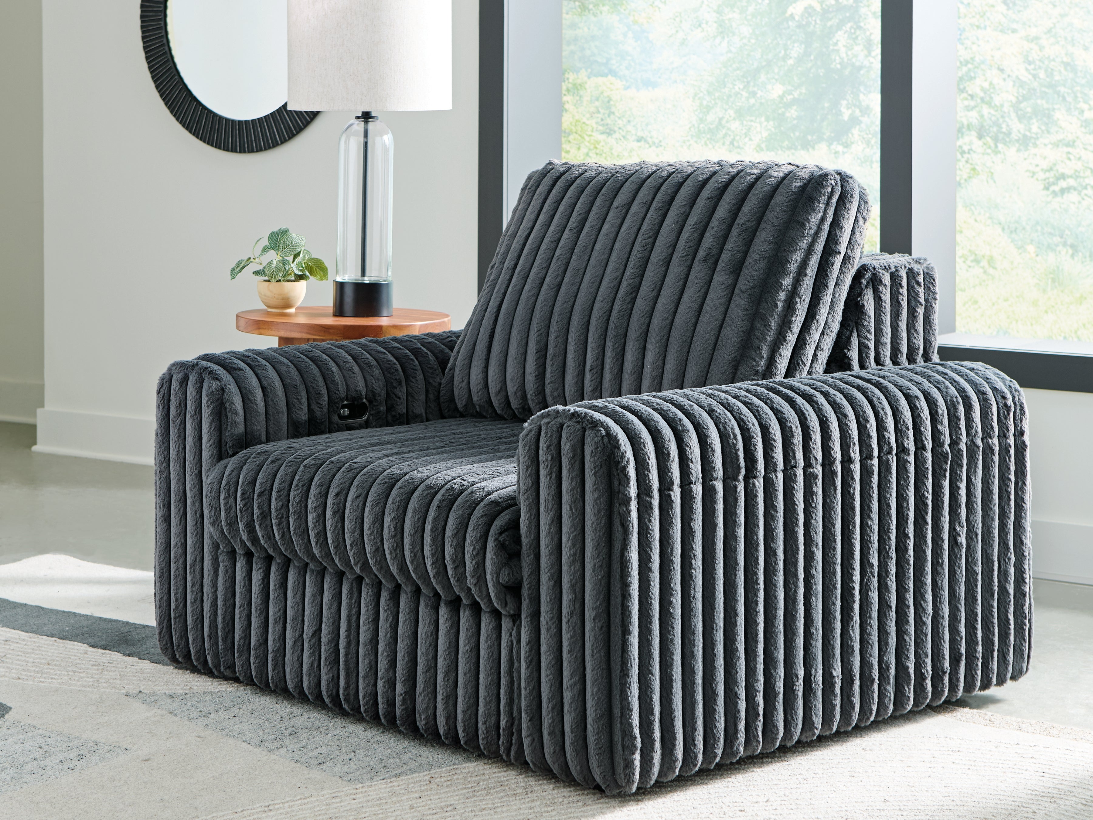 Diamond Furniture - Ashley Furniture - HamlinBay Power Gliding Chaise - Power Gliding Chaise - PC8680515P
