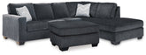 Diamond Furniture - Ashley Furniture - Altari 2-Piece Sleeper Sectional and Ottoman - 2-Piece Sleeper Sectional and Ottoman - 87213U15