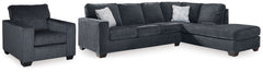 Diamond Furniture - Ashley Furniture - Altari 2-Piece Sectional and Chair - 2-Piece Sectional and Chair - 87213U16