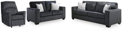 Diamond Furniture - Ashley Furniture - Altari Sofa, Loveseat and Recliner - Sofa, Loveseat and Recliner - 87213U17