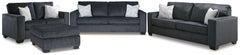 Diamond Furniture - Ashley Furniture - Altari Sofa Sleeper, Sofa, Loveseat, and Ottoman - Sofa Sleeper, Sofa, Loveseat, and Ottoman - 87213U5