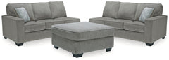 Diamond Furniture - Ashley Furniture - Altari 2-Piece Sectional with Ottoman - 2-Piece Sectional with Ottoman - 87214U3