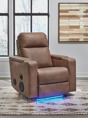 Diamond Furniture - Ashley Furniture - Lorrenton Power Glider Recliner with Audio System - Glider PWR REC w/Audio System - PC9022042A