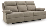 Diamond Furniture - Ashley Furniture - Side-Swipe Reclining Sofa with Drop Down Table - REC Sofa w/Drop Down Table - PC9140589