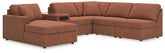 Diamond Furniture - Ashley Furniture - Modmax 6-Piece Sectional with Chaise - RAF 6-Piece Sectional with Chaise - 92102S24