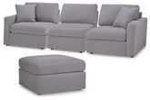 Diamond Furniture - Ashley Furniture - Modmax 3-Piece Sectional and Ottoman - 3-Piece Sectional and Ottoman - 92104U4