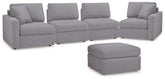 Diamond Furniture - Ashley Furniture - Modmax 4-Piece Sectional and Ottoman - 4-Piece Sectional and Ottoman - 92104U2
