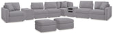 Diamond Furniture - Ashley Furniture - Modmax 8-Piece Sectional and 2 Ottomans - 8-Piece Sectional and 2 Ottomans - 92104U13