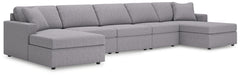 Diamond Furniture - Ashley Furniture - Modmax 5-Piece Double Chaise Sectional - 5-Piece Double Chaise Sectional - 92104S125