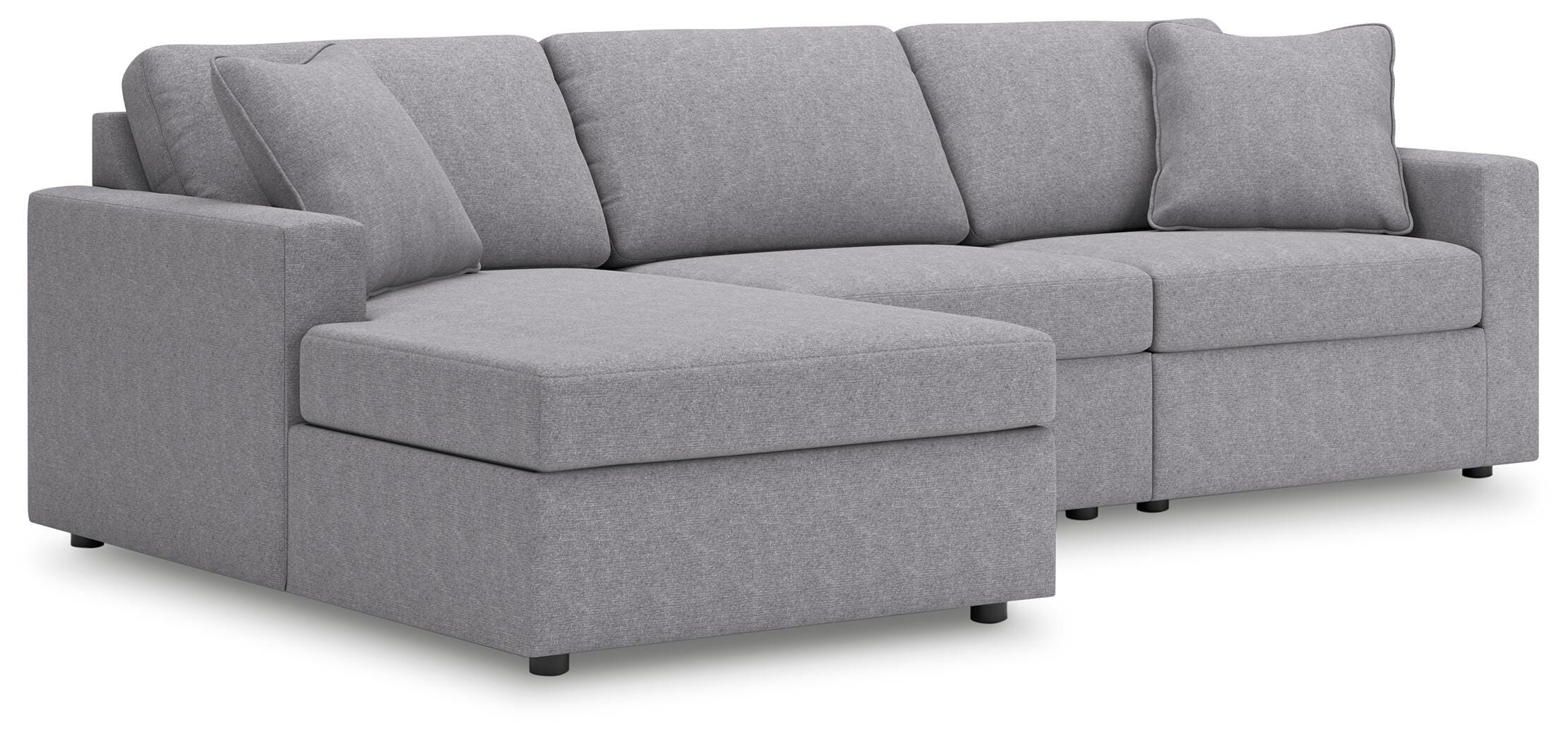Diamond Furniture - Ashley Furniture - Modmax 3-Piece Sectional Sofa Storage Chaise - RAF 3-Piece Sectional Sofa Storage Chaise - 92104S78