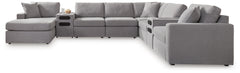 Modmax 8-Piece Sectional with Storage Chaise and Audio Consoles