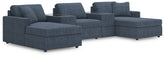 Diamond Furniture - Ashley Furniture - Modmax 5-Piece Pit Sectional - RAF 5-Piece Pit Sectional - 92121S44